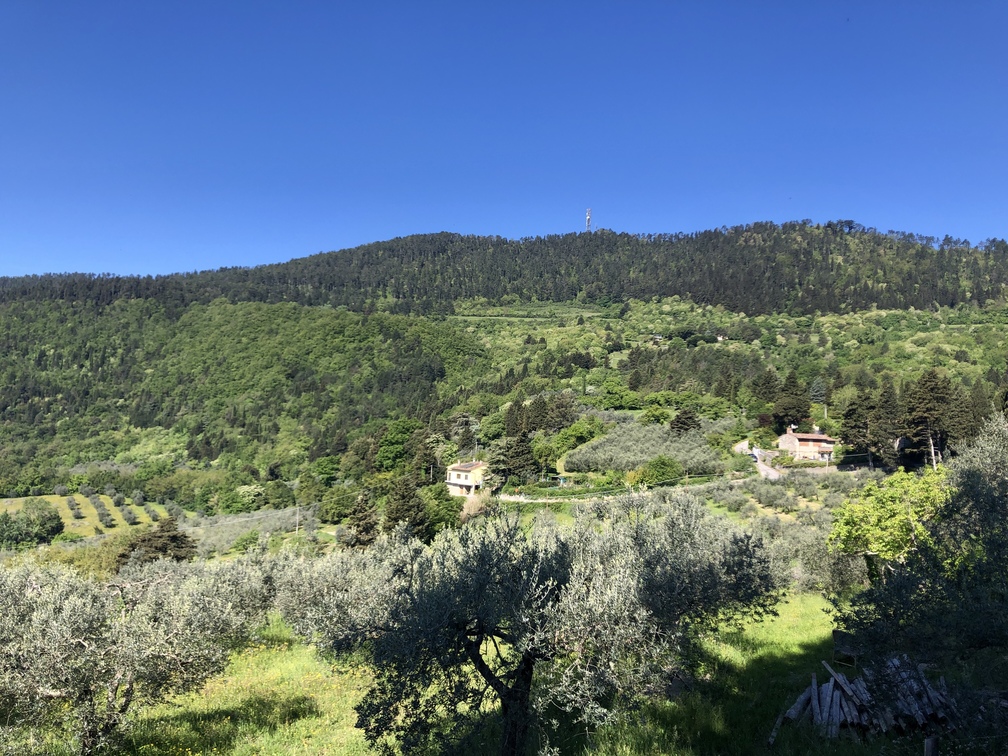 Cercina - veduta da via della Docciola di Poggio al Giro.