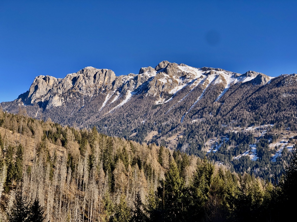 Sentiero n. 519 - panorama sul Gruppo dei Monzoni.
