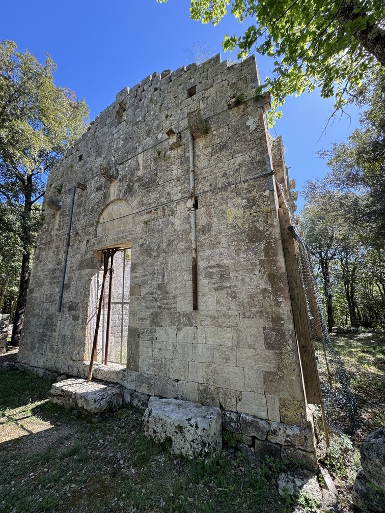Castelvecchio - area archeologica: Chiesa di San Frediano.