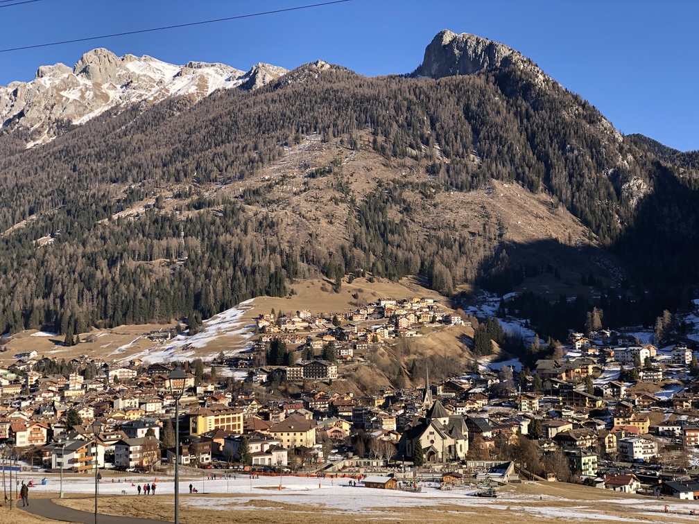 Località Sorte - veduta su Moena.