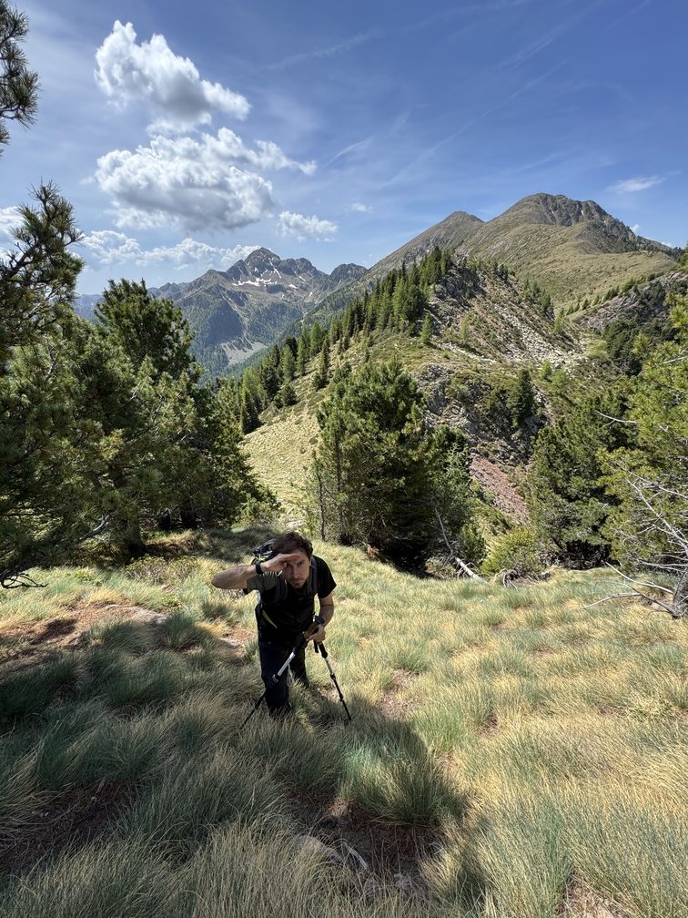 Sentiero in salita verso Pala della Madonna - Lorenzo.