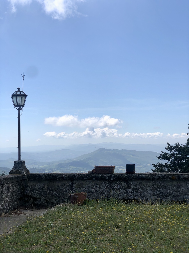Santuario di Monte Senario - panorama su Fiesole.