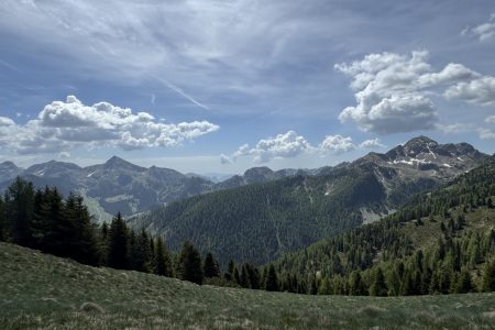 Sella prima di Pala della Madonna - cime del Lagorai.
