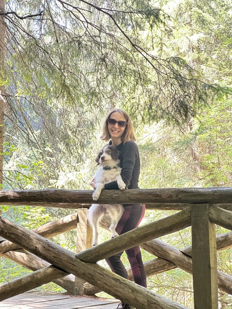 Sentiero delle Cascatelle - Federica e Frida.