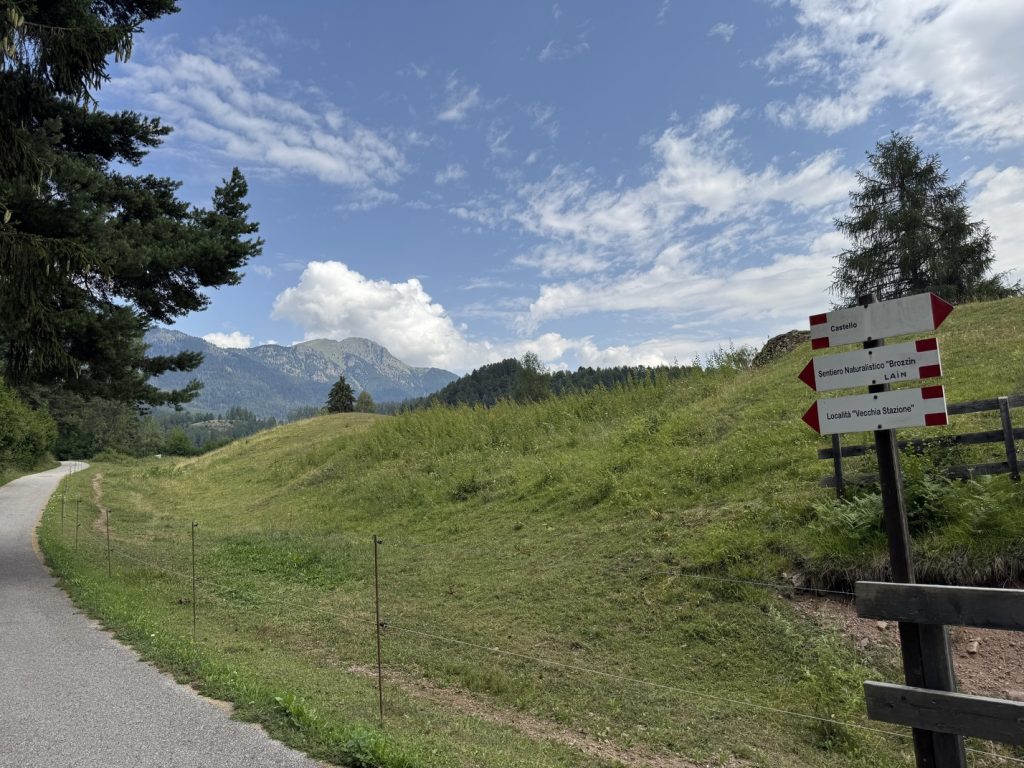 Biotopo del Brozin - pista ciclo-pedonale.