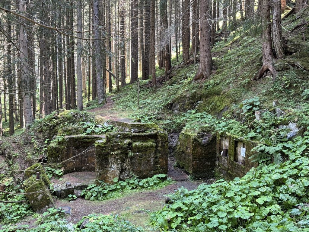 Fango - Campo trincerato A - postazione (in basso).
