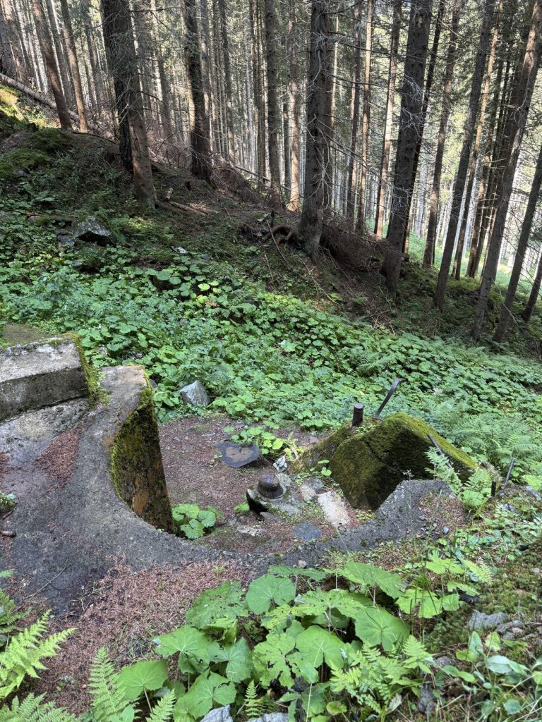 Fango - Campo trincerato A - postazione (in basso).