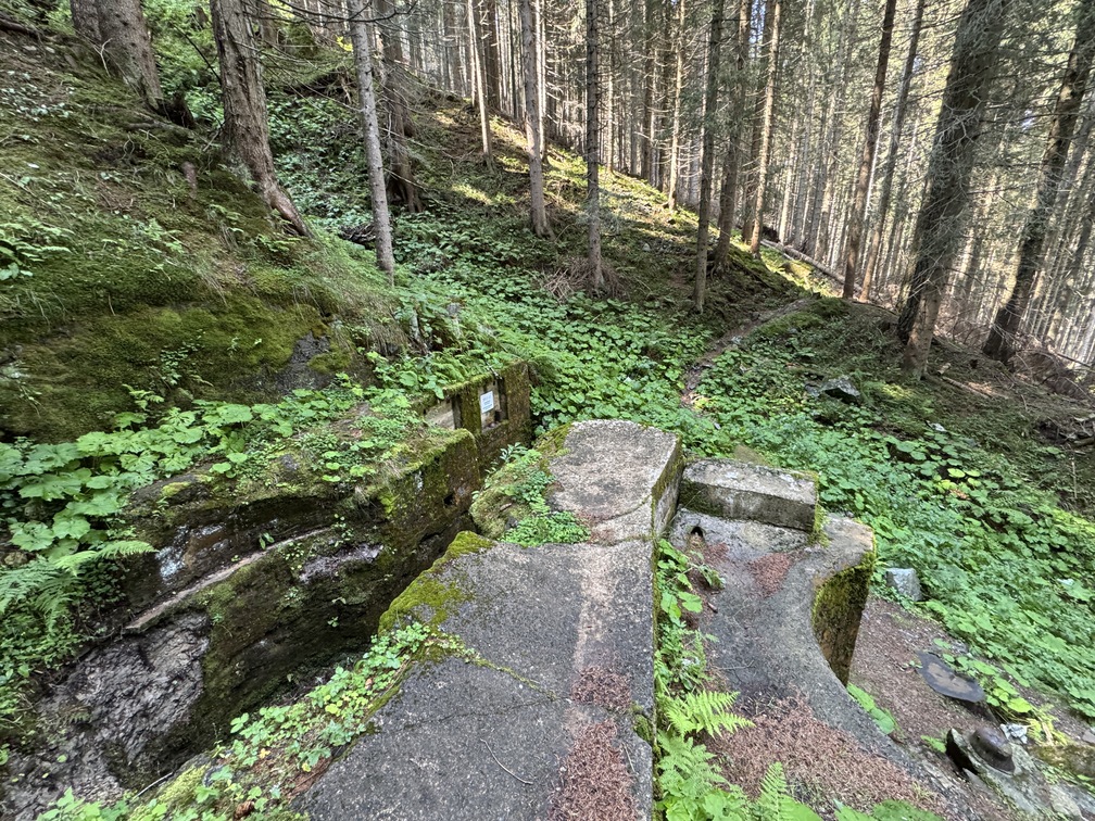 Fango - Campo trincerato A - postazione (in basso).