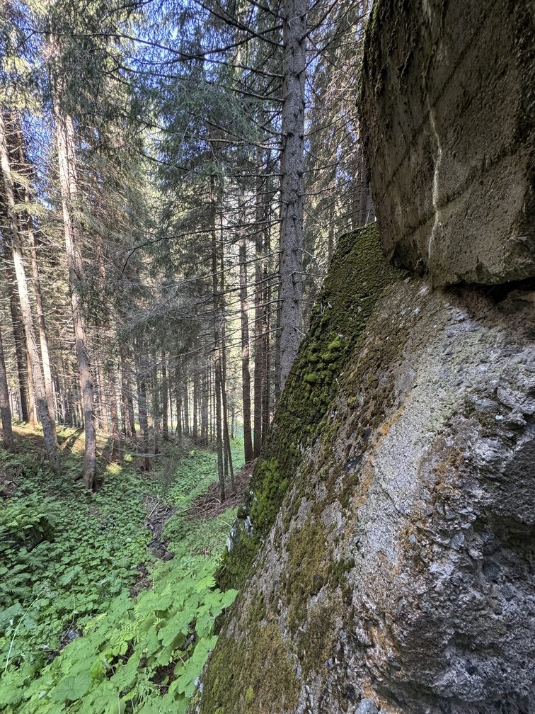 Fango - Campo trincerato A - postazione (in alto).