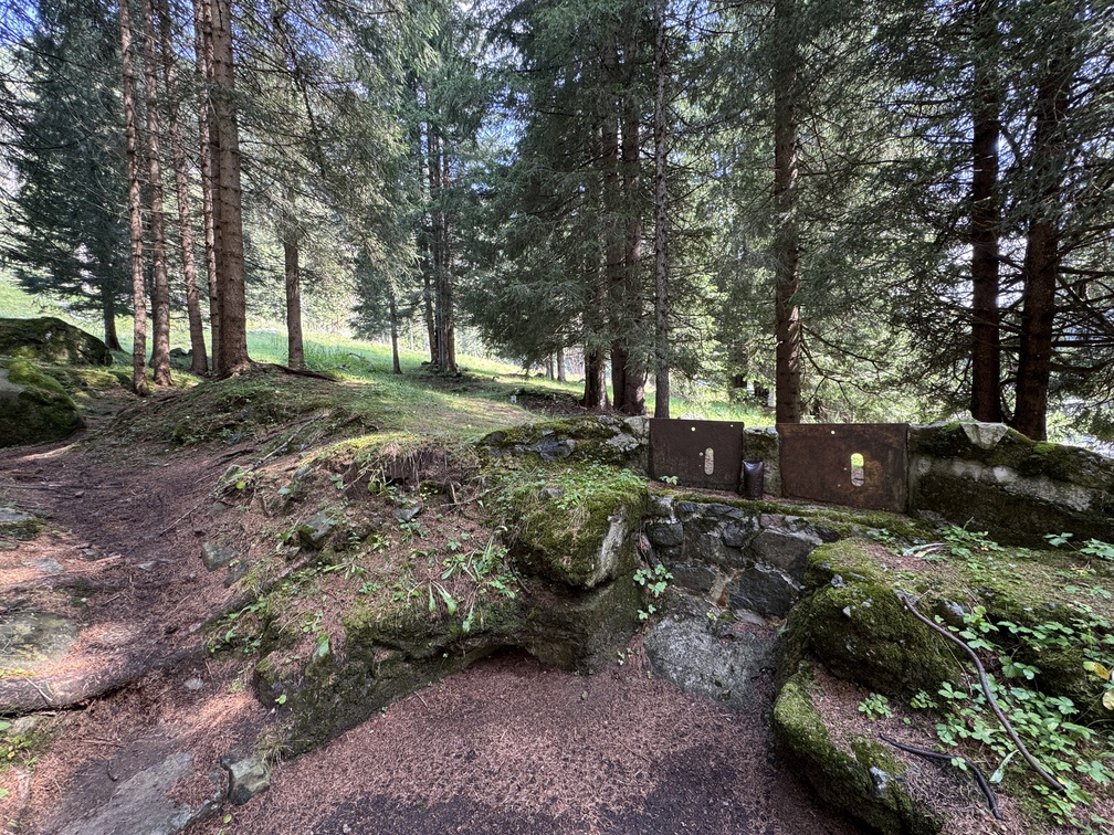 Fango - Campo trincerato B - postazioni di fucileria.