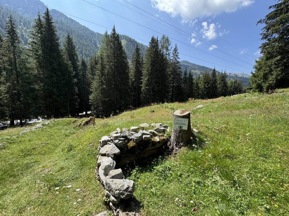 Fango - Campo trincerato B - resti di rifugio anti-bombardamento (in alto).