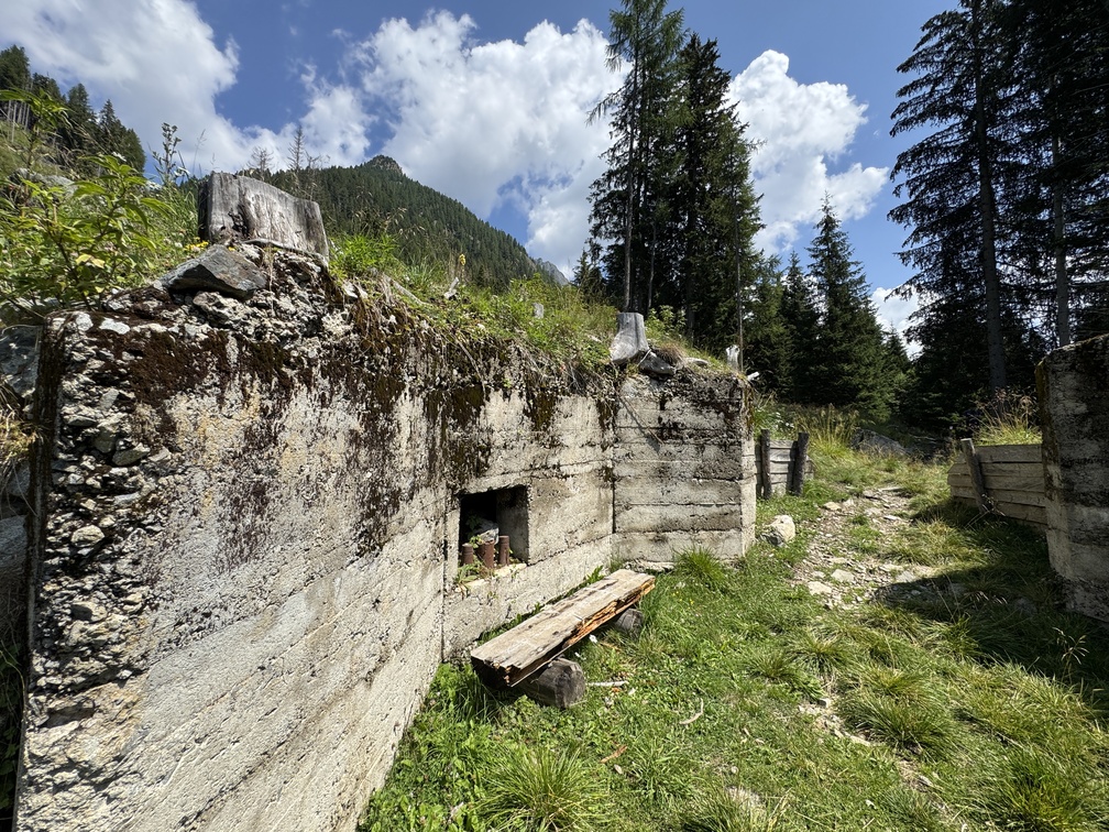 Fango - Campo trincerato B - prima cannoniera.