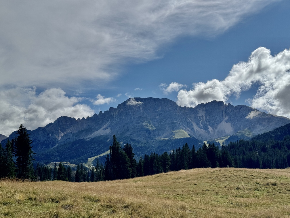 Passo Lavazè - veduta sul Latemar.