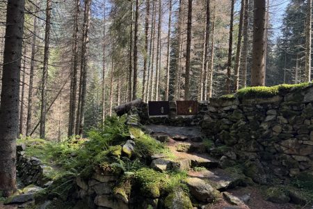Fango - Campo trincerato A - postazione di una mitragliatrice.