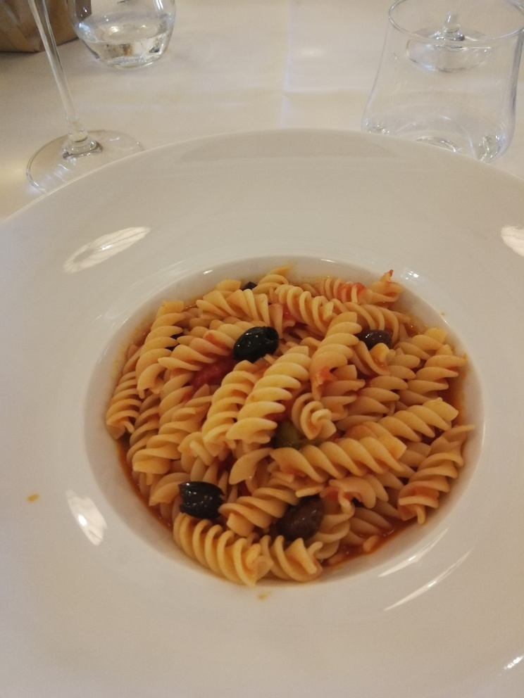 Ristorante Il Verrocchio: pasta al pomodoro.