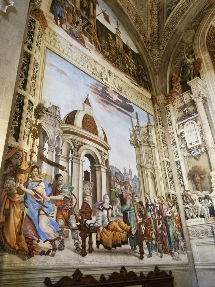 Santa Maria Novella - Cappella di Filippo Strozzi - affreschi di Filippino Lippi alle pareti.