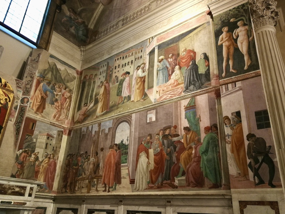 Cappella Brancacci - affresco parete destra.