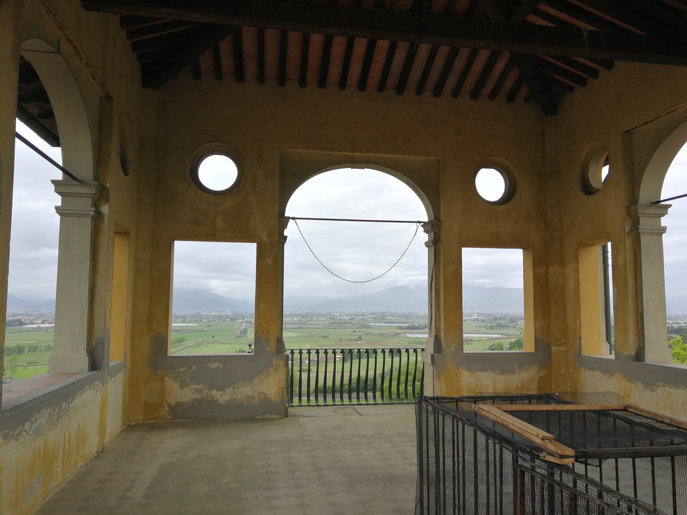 Villa Castelletti - altana con aperture e un po' di panorama.