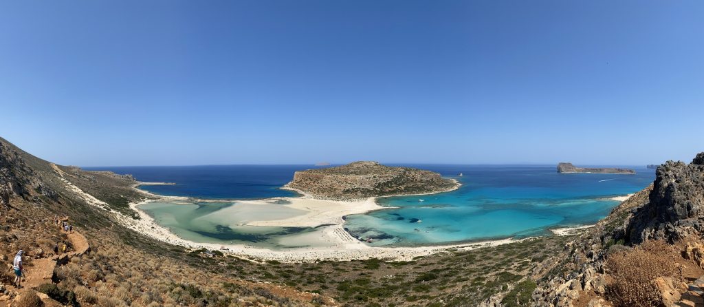 Balos - panoramica della spiaggia