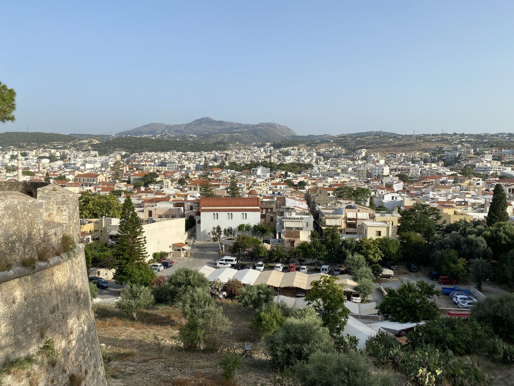 Rethymno - panorama della città.