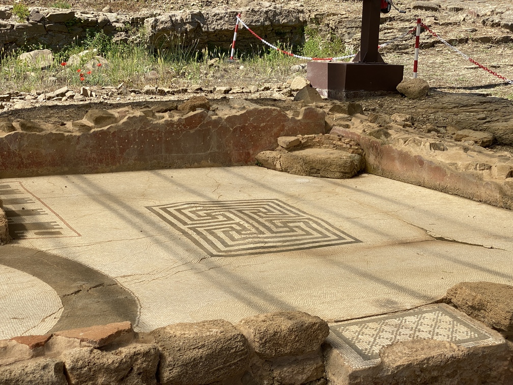 Acropoli di Populonia - mosaici della domus. 