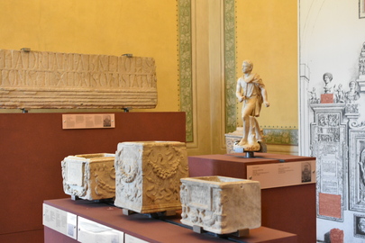 Villa Corsini a Castello - esposizione di incisioni, rilievi e statue.