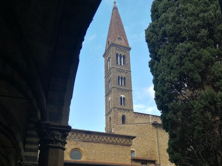 Museo di Santa Maria Novella - Chiostro Verde, vista del campanile.