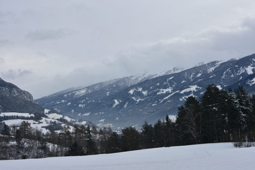 Percorso "Leggende della Val di Fiemme" - panorama sulla valle.