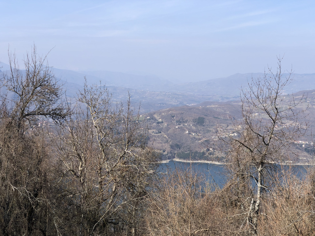 Panorama sul Lago di Suviana.