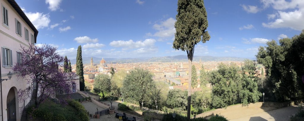 Giardino Bardini - panoramica su Firenze.