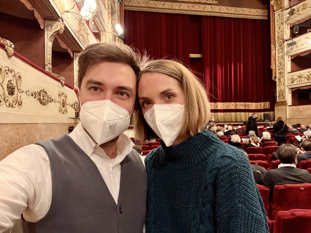 Federica e Lorenzo al Teatro della Pergola.
