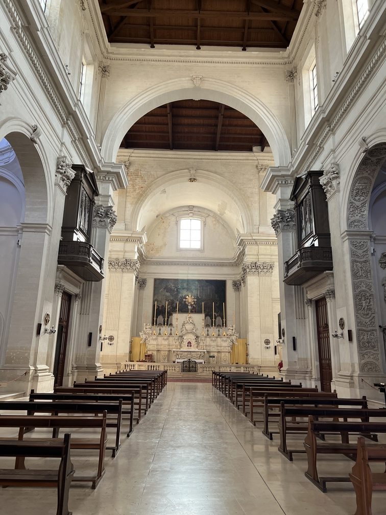Lecce - Chiesa Sant'Irene, interno.