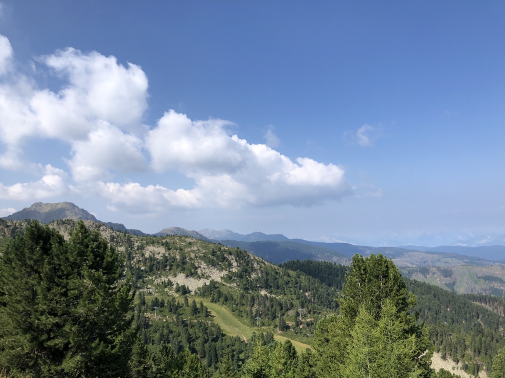 Panorama sulla Val di Fiemme.