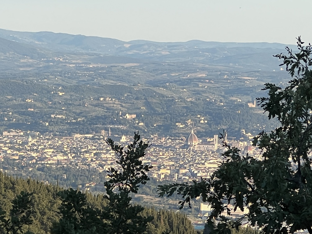 Panorama su Firenze.