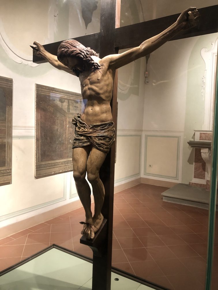 Badia di Passignano - Michelangelo, Crocifissione.