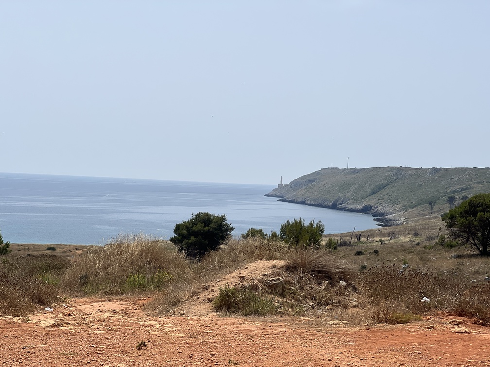 Ex cava di Bauxite a Otranto - panorama su Punta Palascia.
