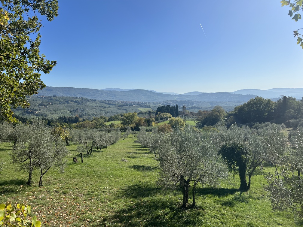Trekking a Cercina - panorama.