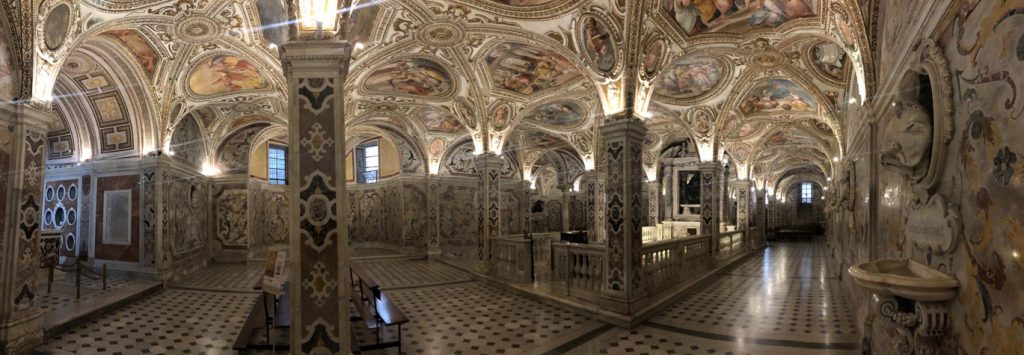 Salerno - Duomo, cripta.