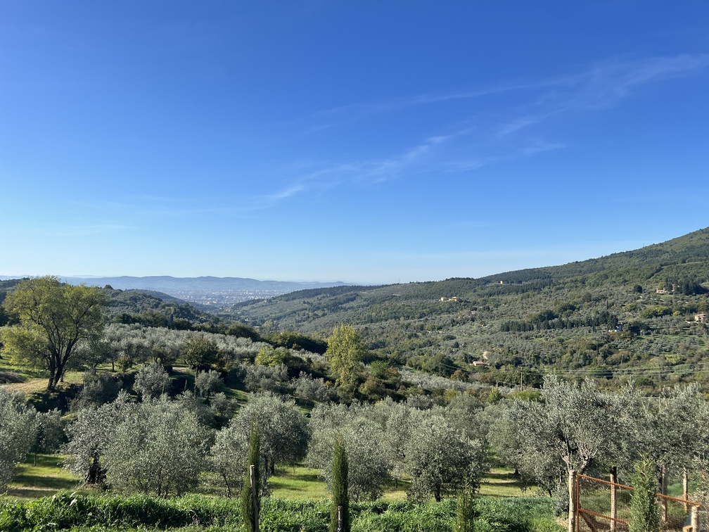 Trekking a Cercina - panorama.