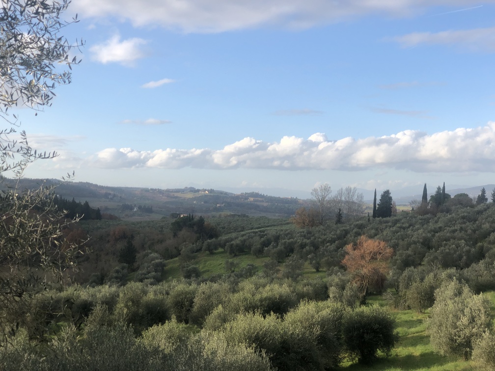 Montespertoli, via di Castiglioni - paesaggio.