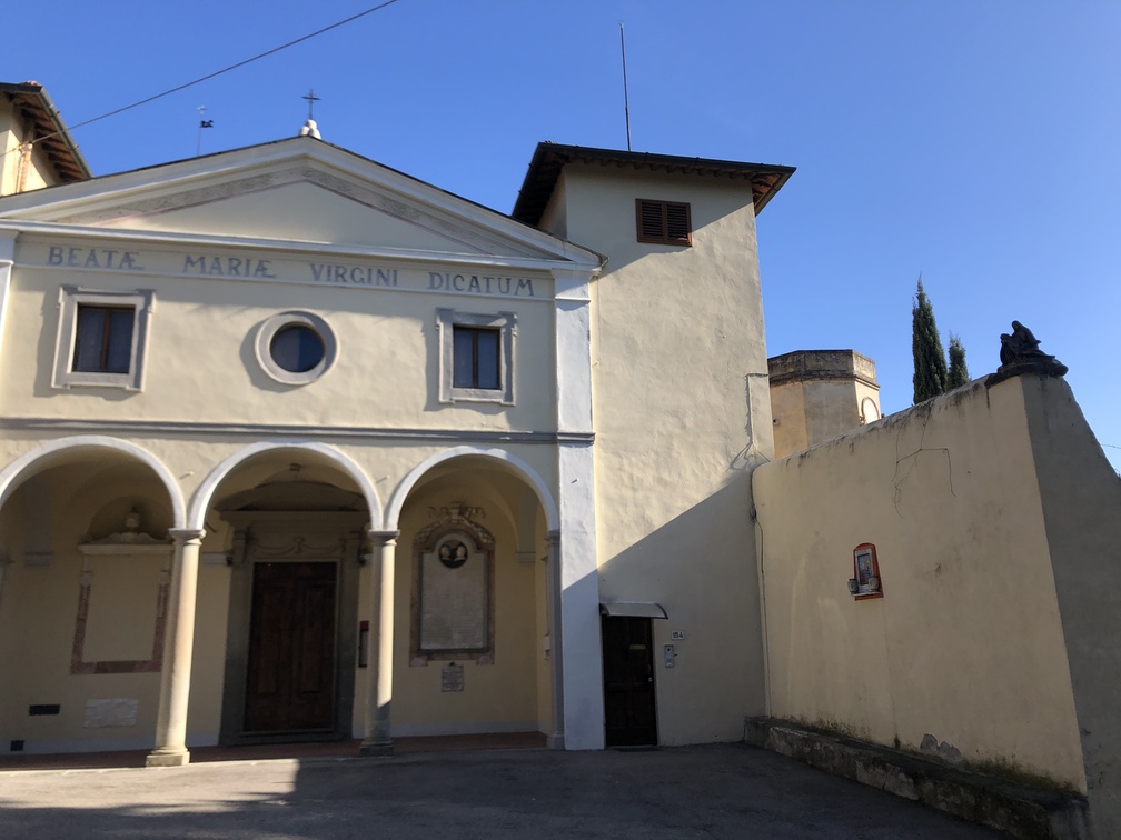 Trekking alle pendici di Monte Morello -Chiesa di Santa Maria a Quarto.