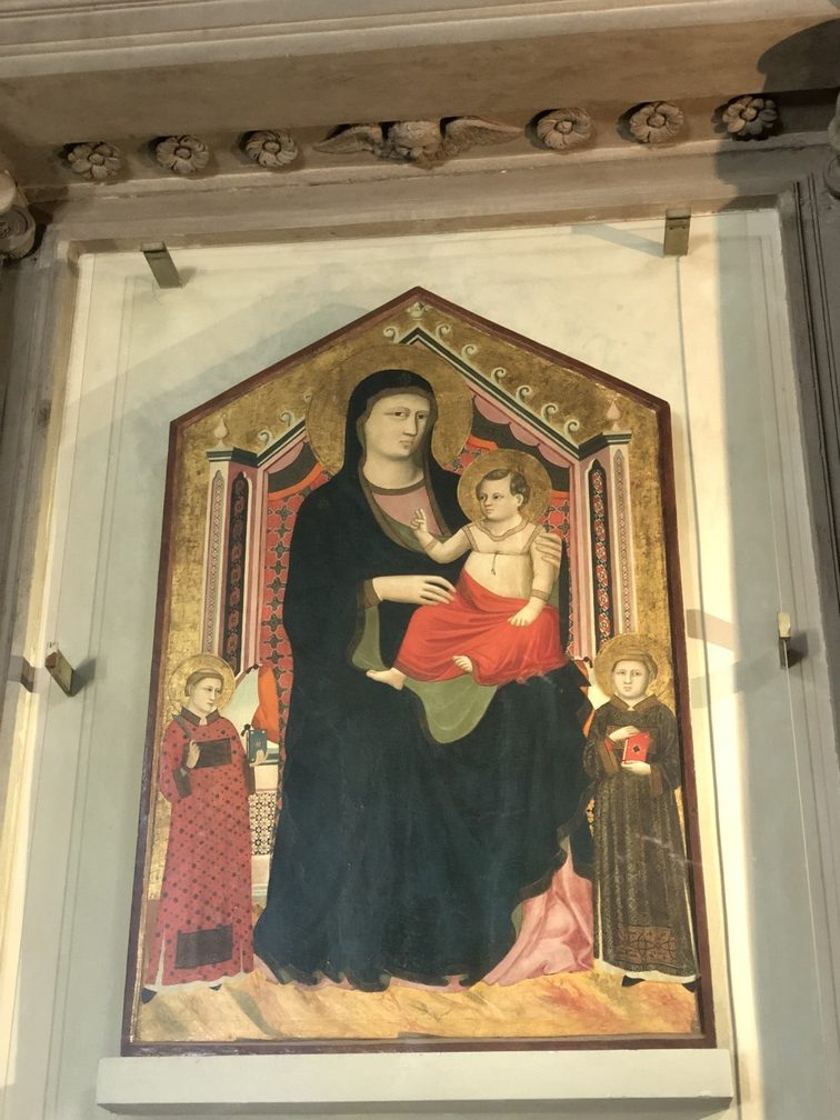 Chiesa di San Michele a Castello - Madonna con bambino di Pacino Bonaguida.