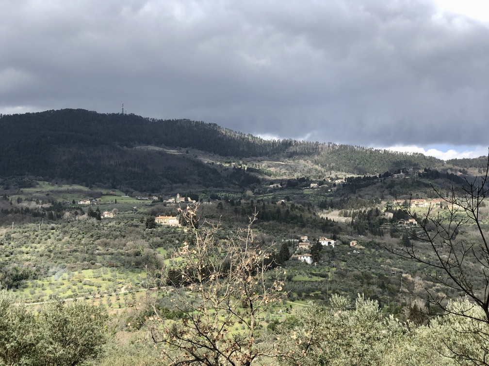 Panorama da via di Canonica - Cercina.