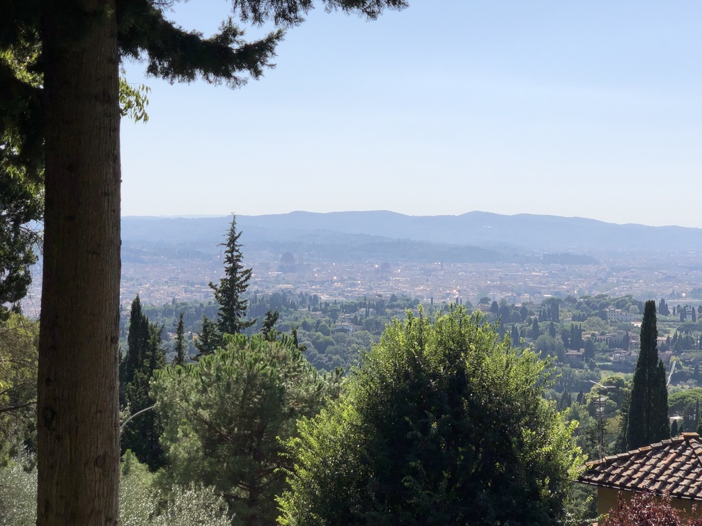Villa San Michele a Fiesole - panorama su Firenze.