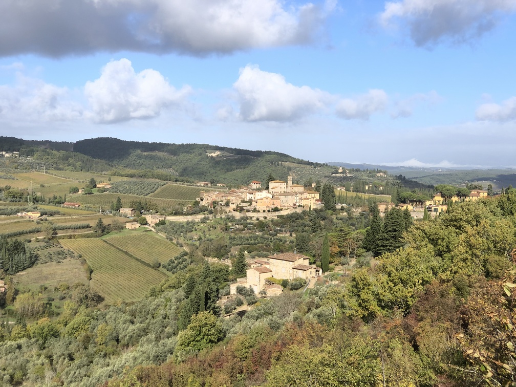 Panorama da Montegonzoli - Montefioralle.