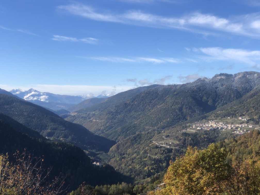 Parco Naturale Monte Corno - panorama sulla Val di Cembra.