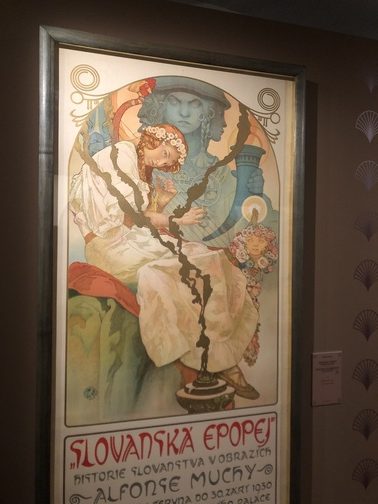 A. Mucha, Poster per la mostra “L’Epopea slava”, 1928, Litografia a colori, Fondazione Mucha.