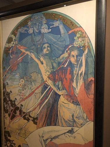 A. Mucha, VIII Festival del Sokol, Praga, 1926, Litografia a colori, Fondazione Mucha.